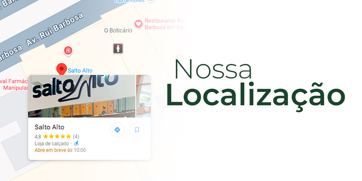 Nossa localização
